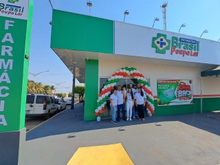 Inauguração da Farmácia Brasil Poupa Lar em Pedro Gomes - MS