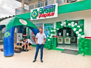 Inauguração da Farmácia Brasil Poupa Lar em Paulo Frontin - Paraná