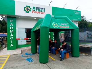 Farmácias Brasil Poupa Lar inaugura nova unidade em Braço do Trombudo/SC