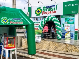 Farmácia Brasil Poupa Lar inaugura uma loja em Machadinho no Rio Grande do Sul