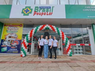 Inauguração da Farmácia Brasil Poupa Lar em Palmitos - SC