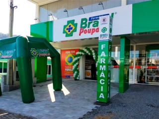 Farmácias Brasil Poupa Lar inaugura nova unidade em David Canabarro/RS