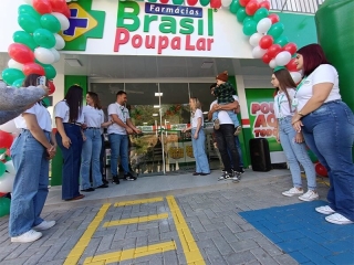 Farmácia Brasil Poupa Lar inaugura nova unidade em Rancho Queimado - SC