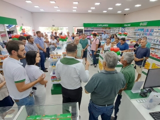Inauguração da Farmácia Brasil Poupa Lar em Pedro Gomes - MS