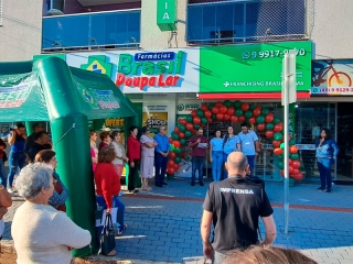Maravilha comemora a chegada da Farmácia Brasil Poupa Lar