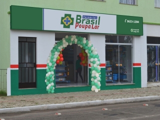 Inauguração da Farmácia Brasil Poupa Lar em Três Barras - SC