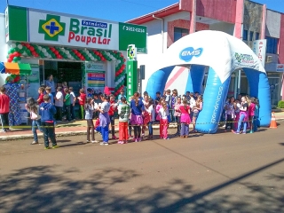Inauguração da Farmácia Brasil Poupa Lar de Palma Sola - Santa Catarina
