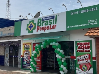 Inauguração da Farmácia Brasil Poupa Lar em Vargem - SC