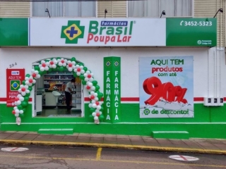 A Farmácia Brasil Poupa Lar chega agora a Seara - Santa Catarina