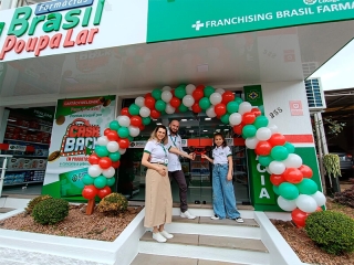 Inauguração da Nova Unidade da Farmácia Brasil Poupa Lar em Nova Araçá, RS