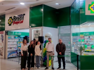Inaugura nova unidade Farmácia Brasil Poupa Lar no Shopping Boulevard em Curitiba