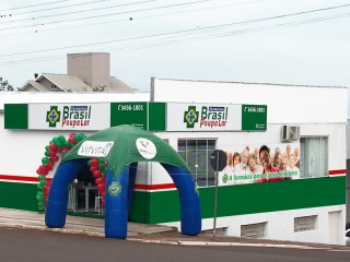Reinauguração da Farmácia Brasil Poupa Lar de Faxinal dos Guedes - SC